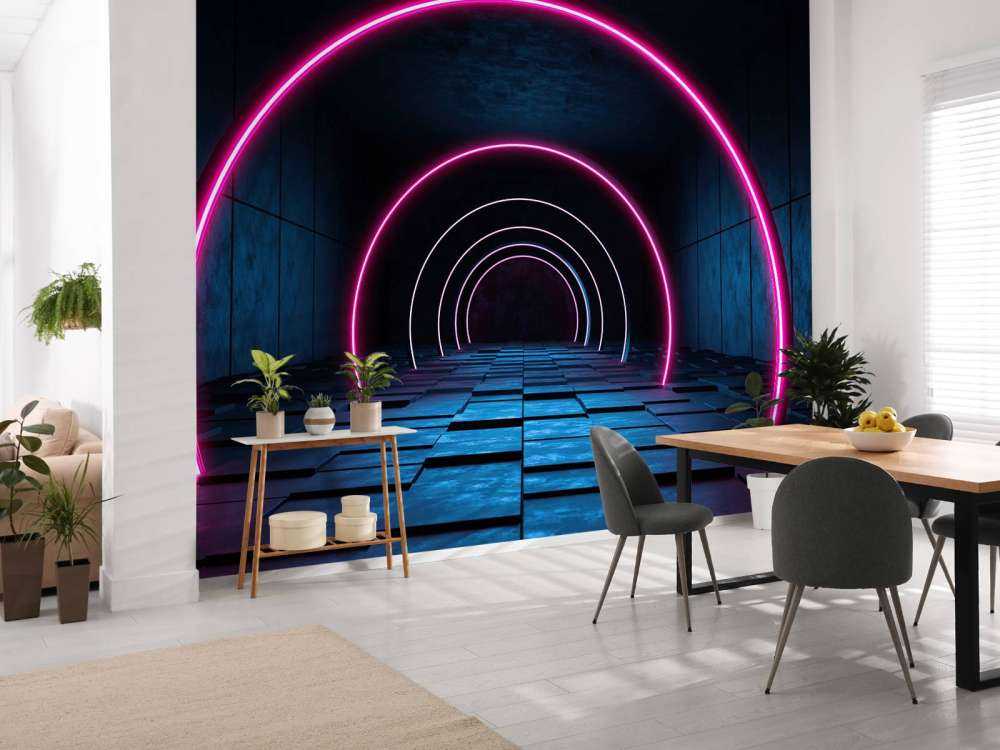Moderne futuristisk korridor