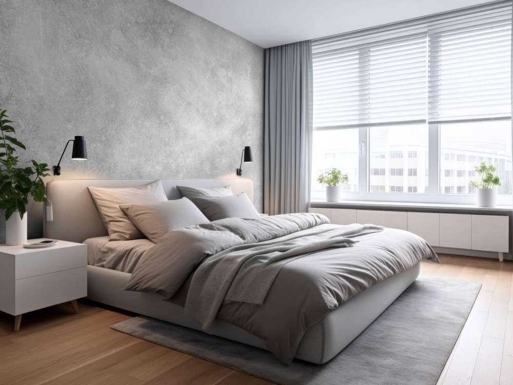 Glanset betongkonstruksjon