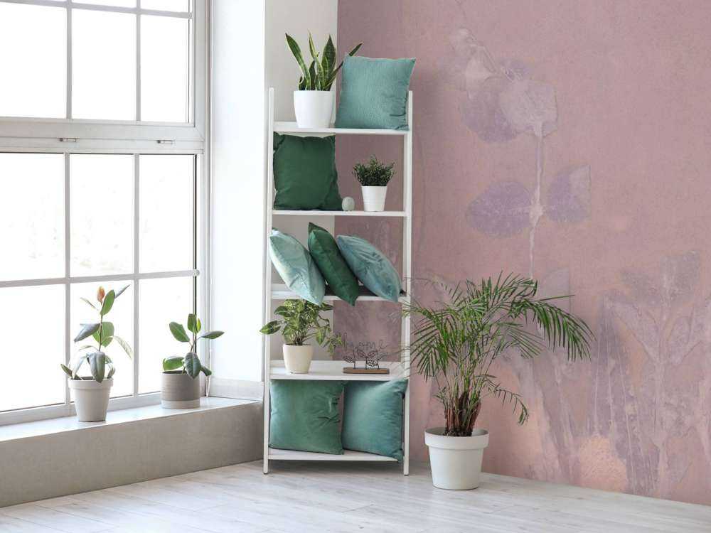 Wilde geranium en sneeuwbes - mauve