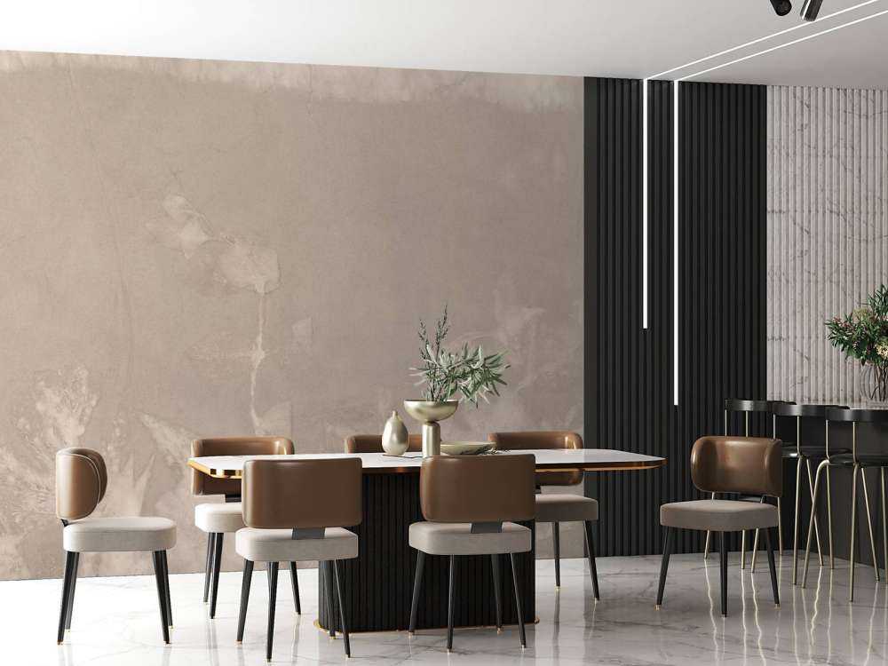 Wilde geranium en sneeuwbes - musgrå