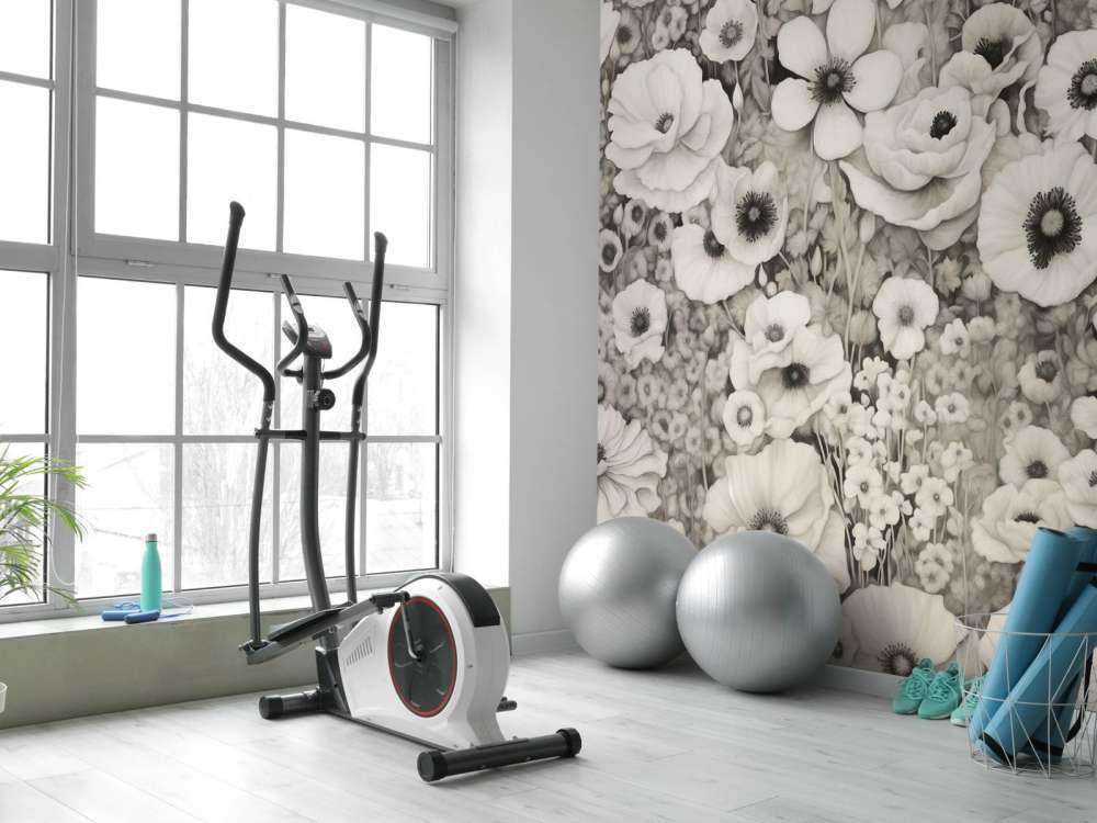 Poppy Tale Monokrom Mørkegrønn