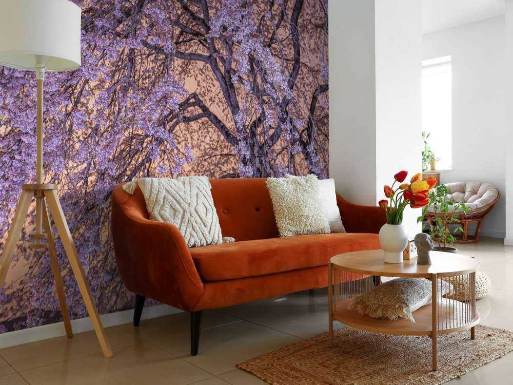 Blomstrer ved solnedgang