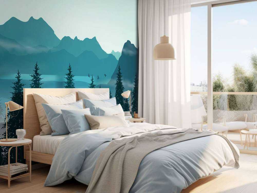 Illustrasjon av skog