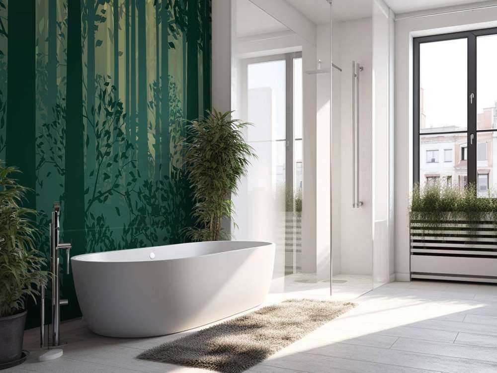 Abstrakt skoglandskap