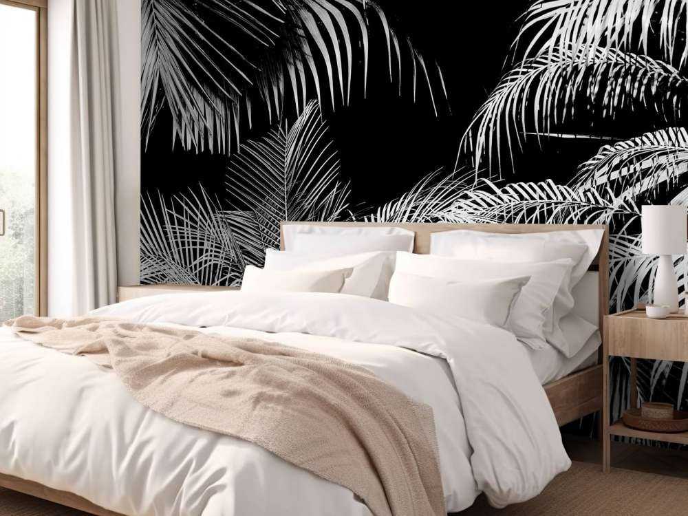 Plante med hvite blader