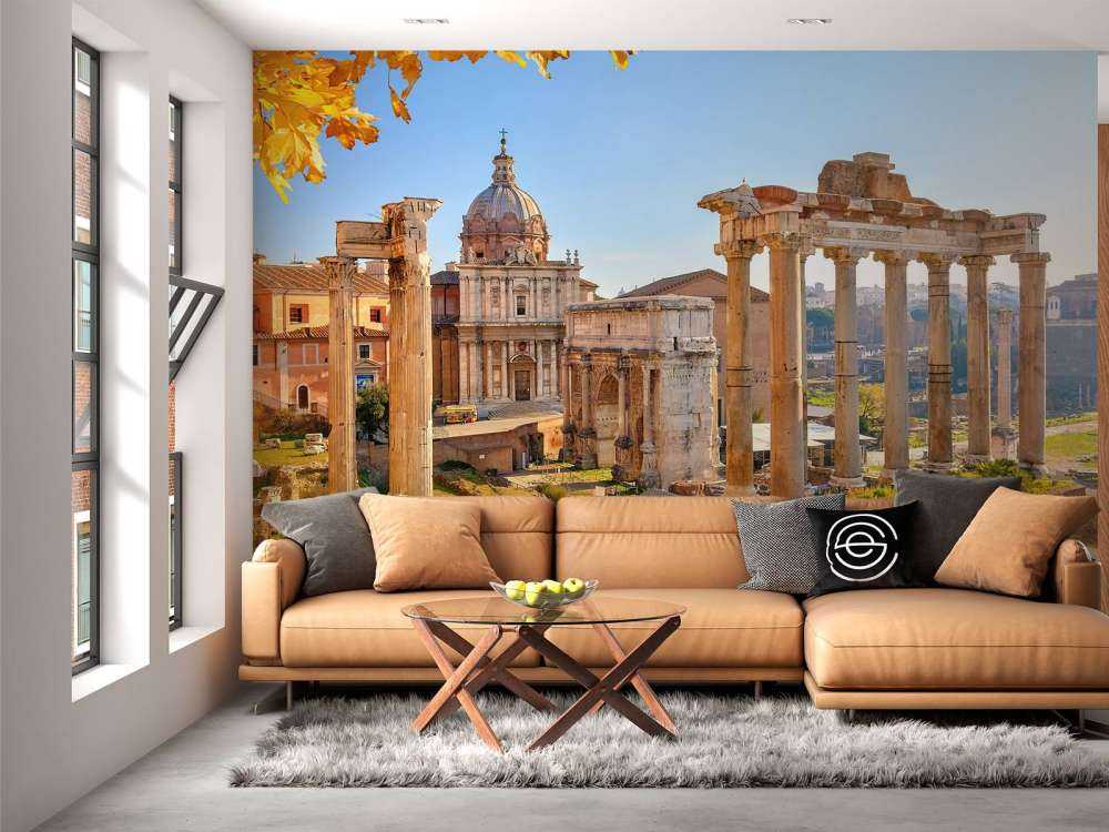 Romerske ruiner i Roma