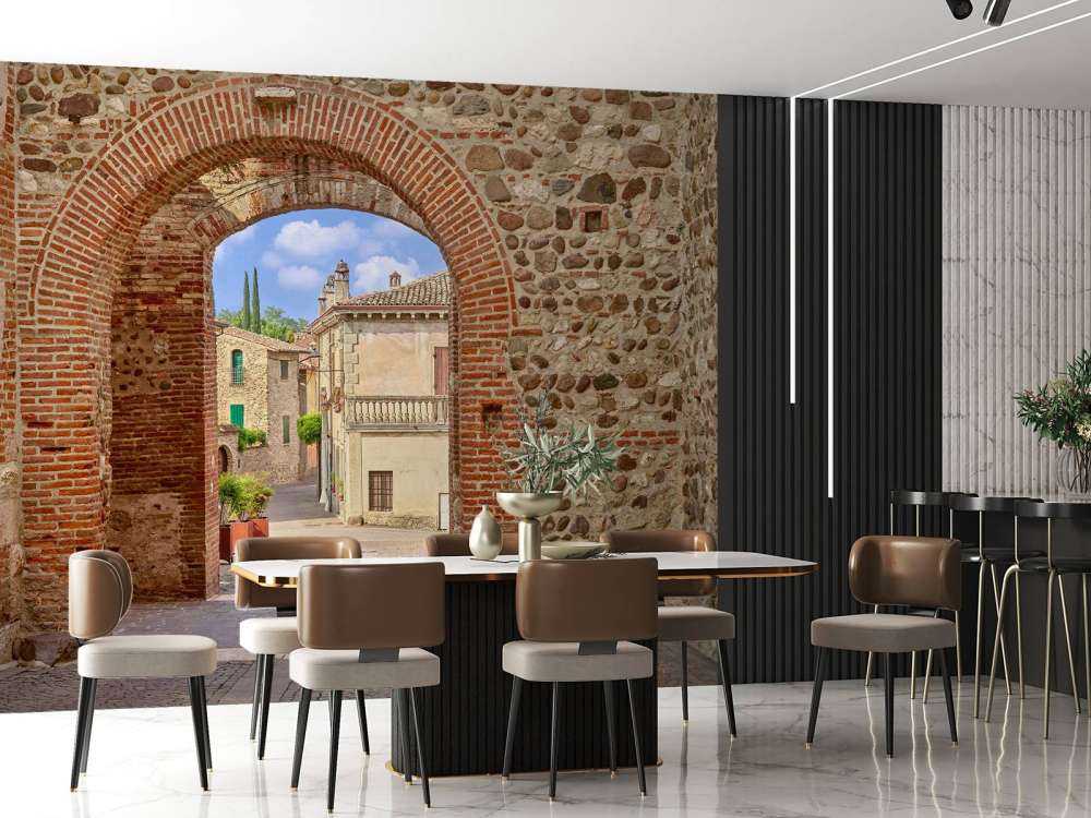 Passasje med dobbel bue