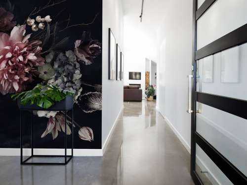 Vintage blomsterbed