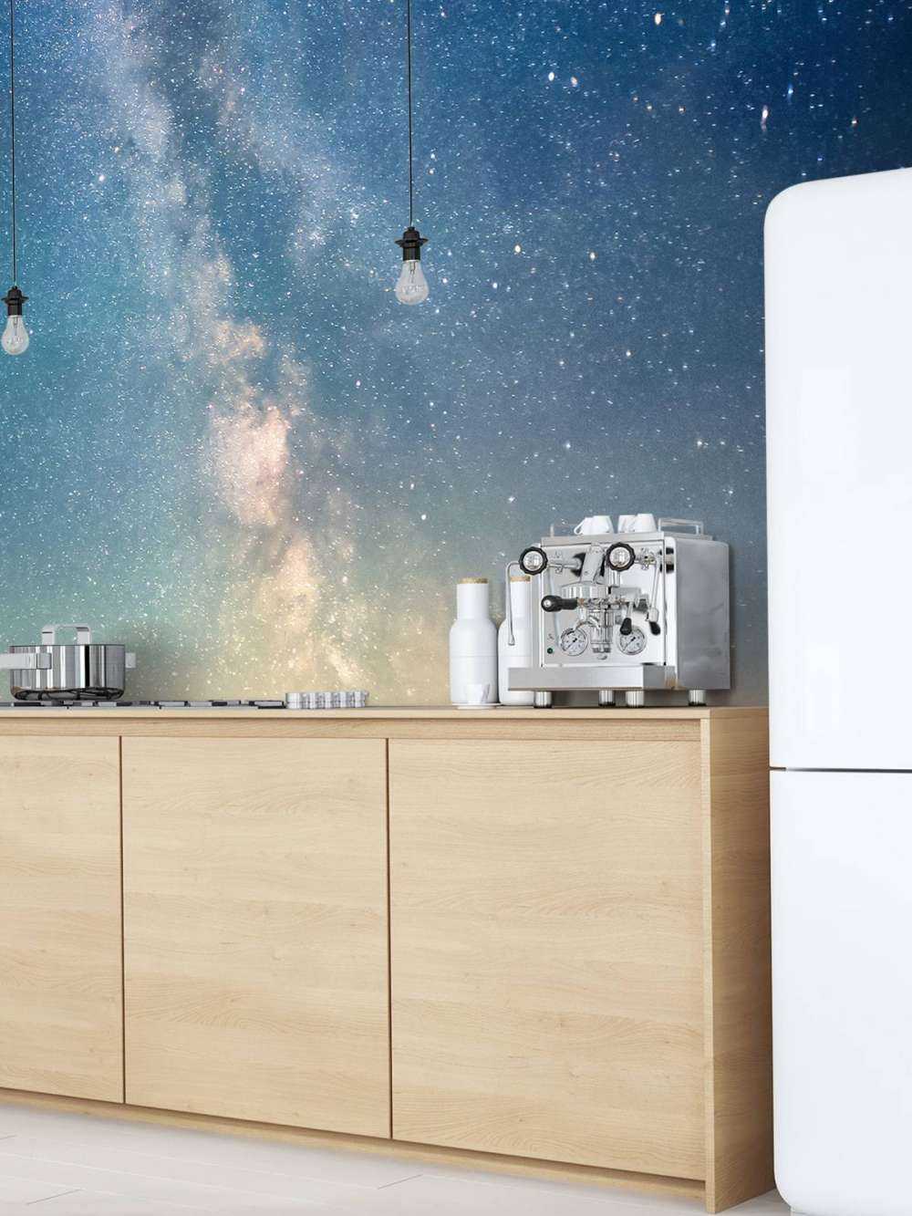 Stjernehimmel over fjellene