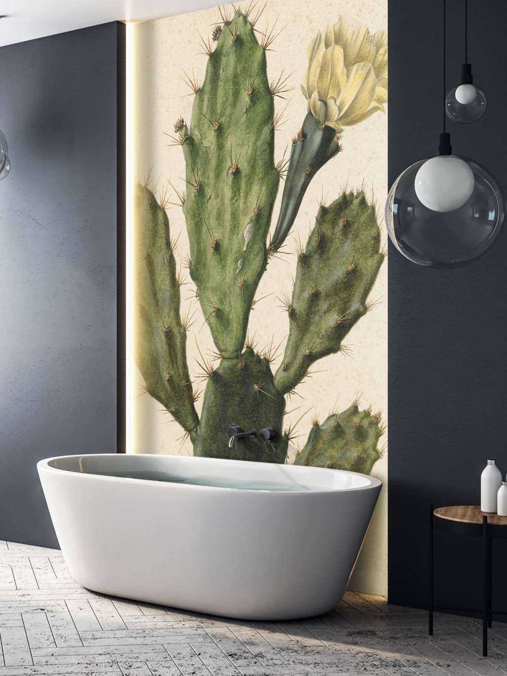 Blomstrende fikenkaktus