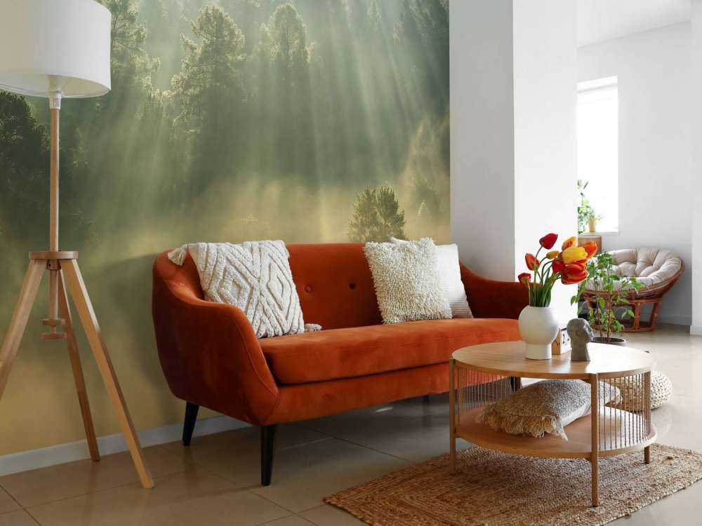 Soloppgang mellom åsene