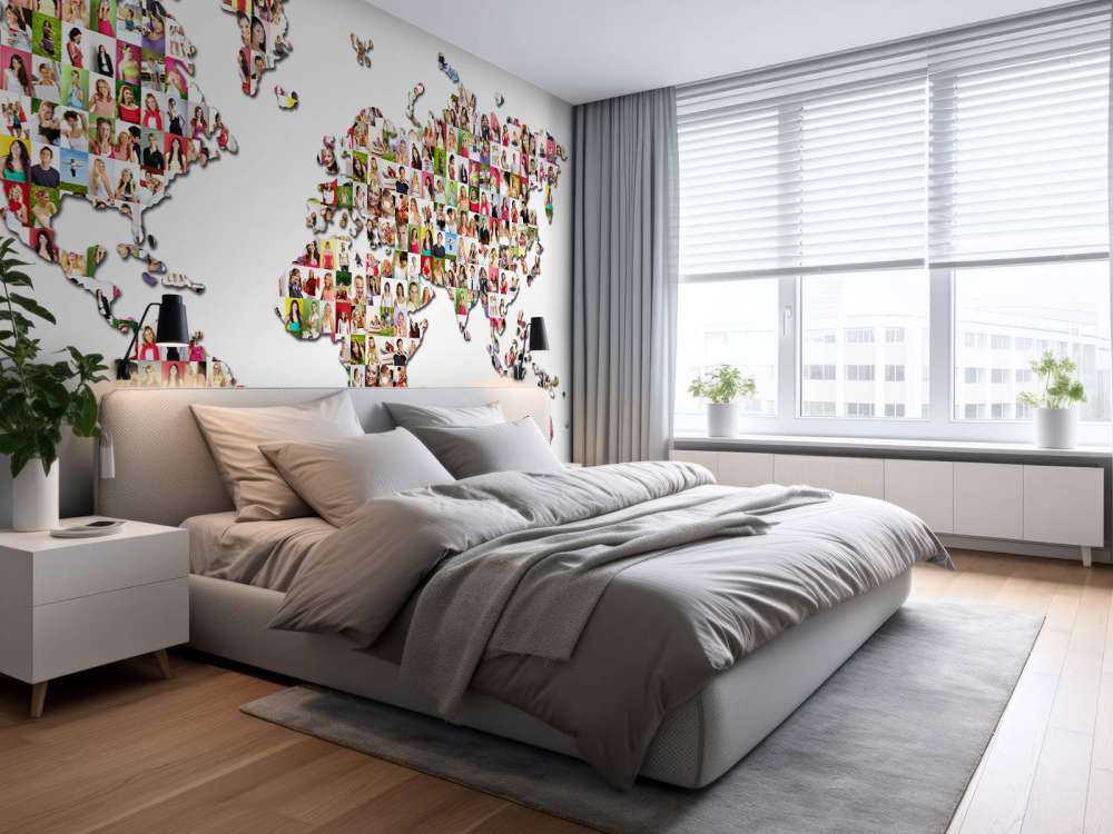 Verdenskart dannet av bilder