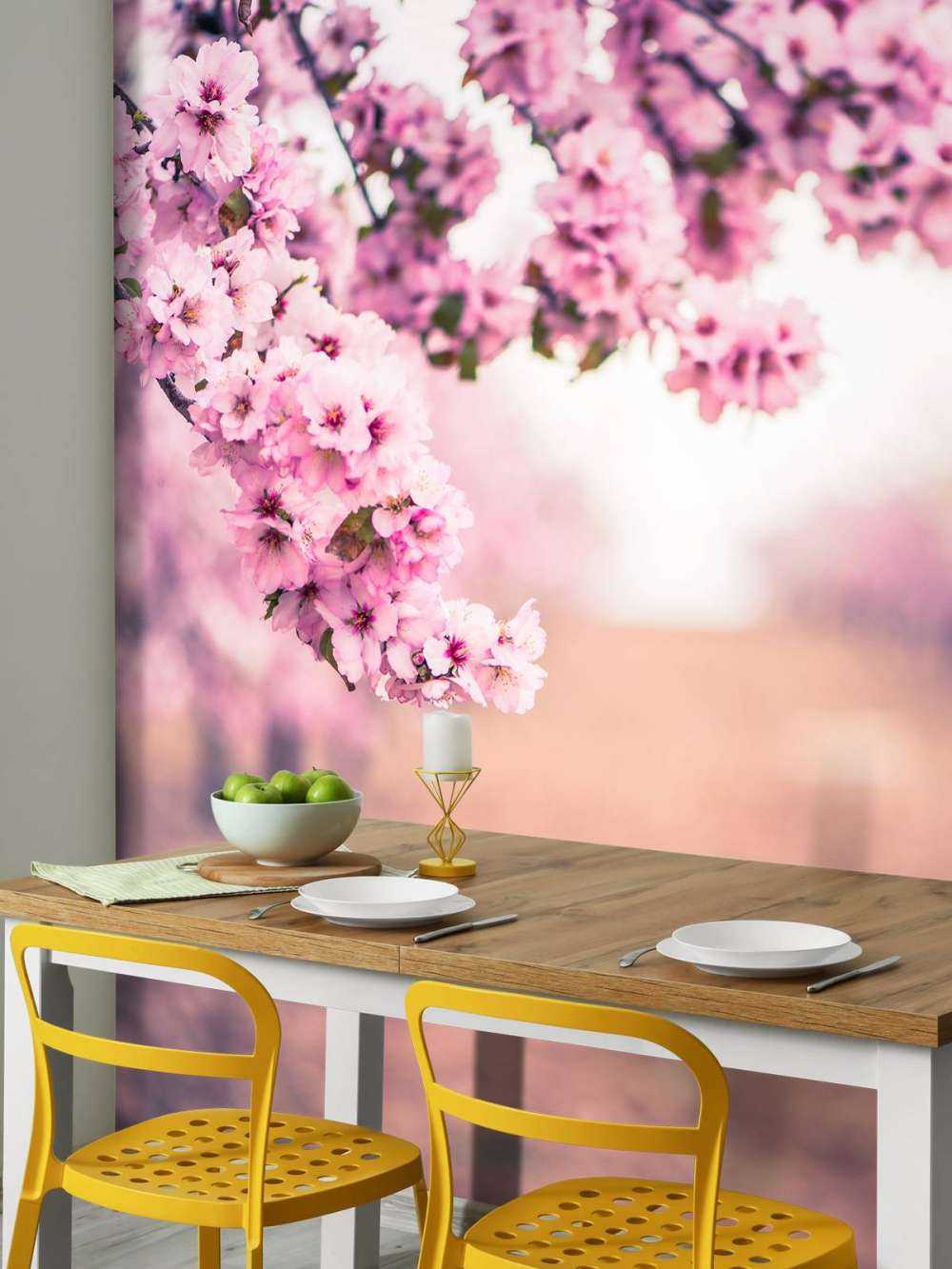 Lilla japanske blomster
