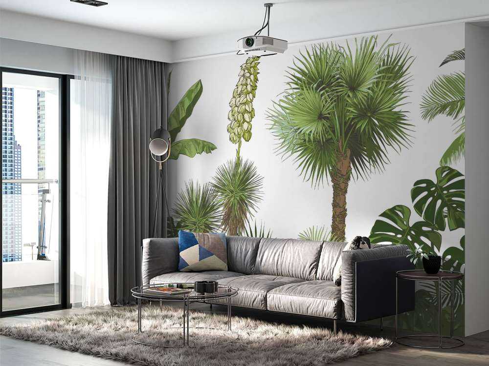 Grønne tropiske planter