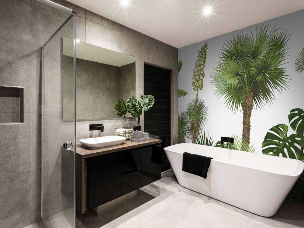 Grønne tropiske planter