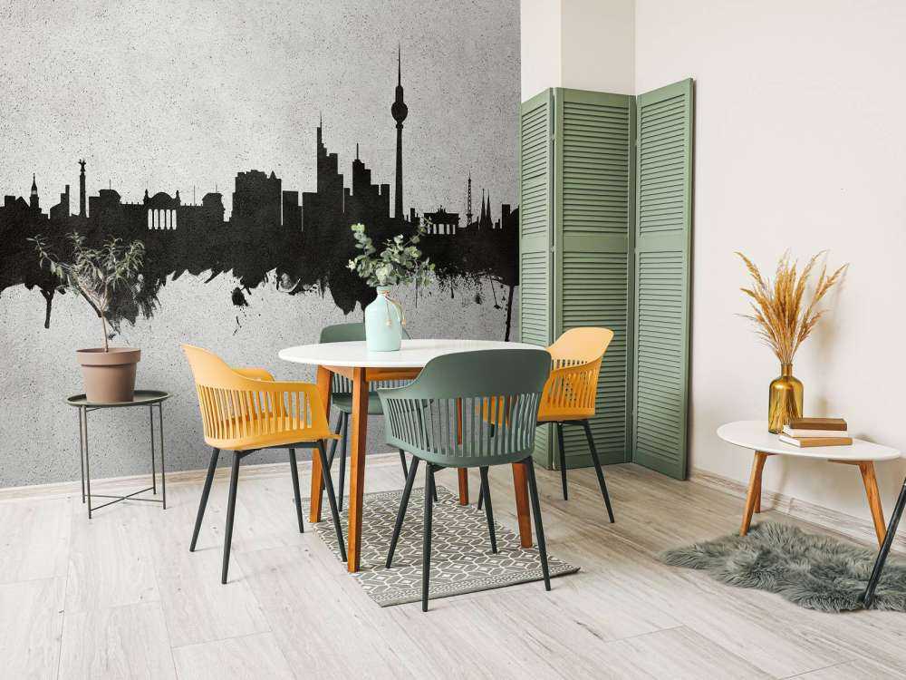 Akvarell silhuett, Berlin