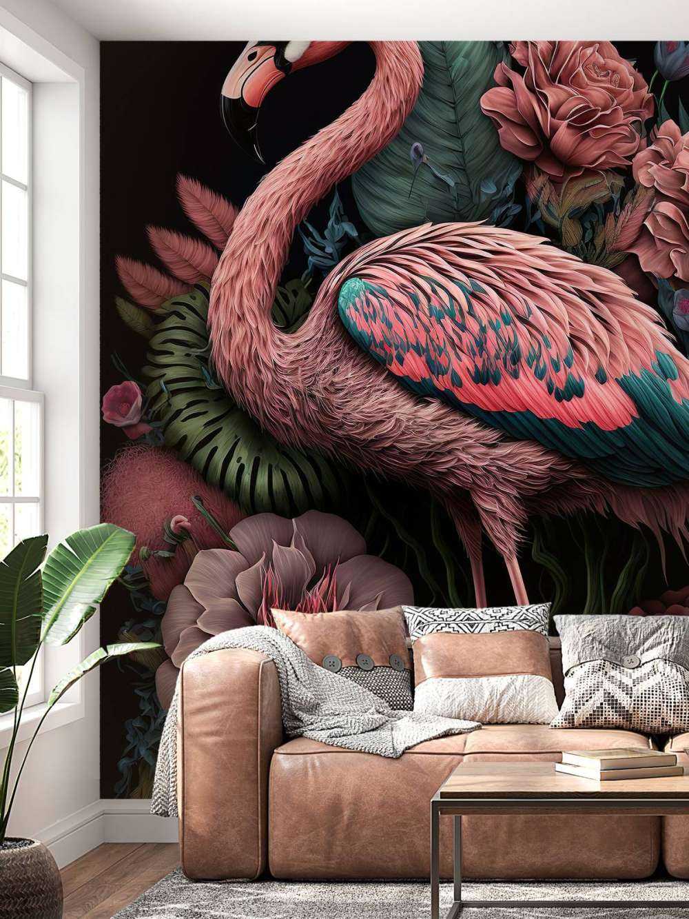 Flamingo Blomsterprakt Natt