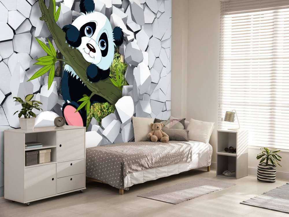 Söt pandabjörn