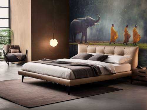 Elefant och buddhister