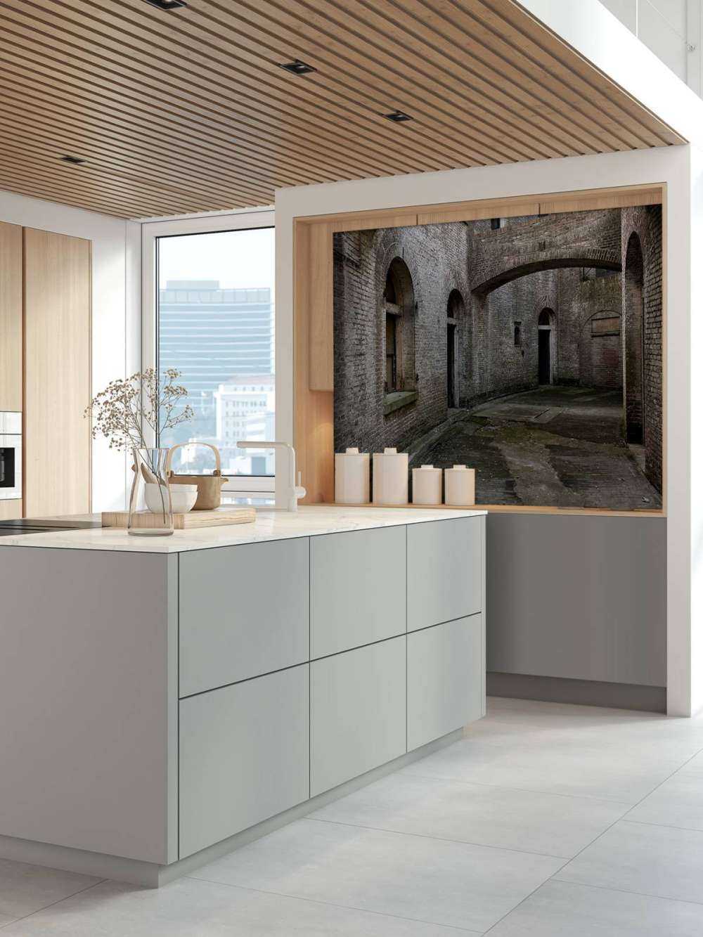 Innergård med valv