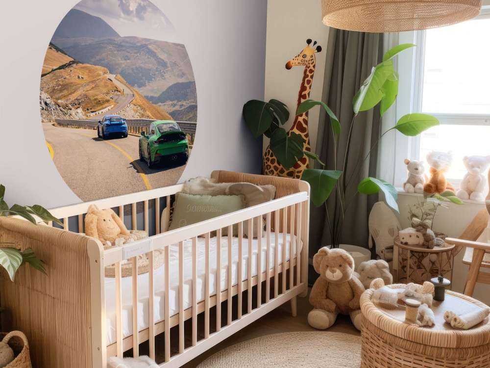 Slingrande väg genom bergen