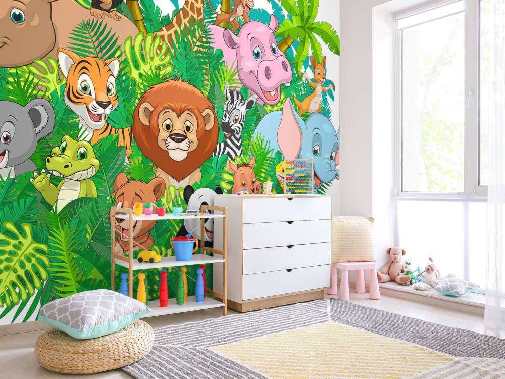 Roliga djur för barn