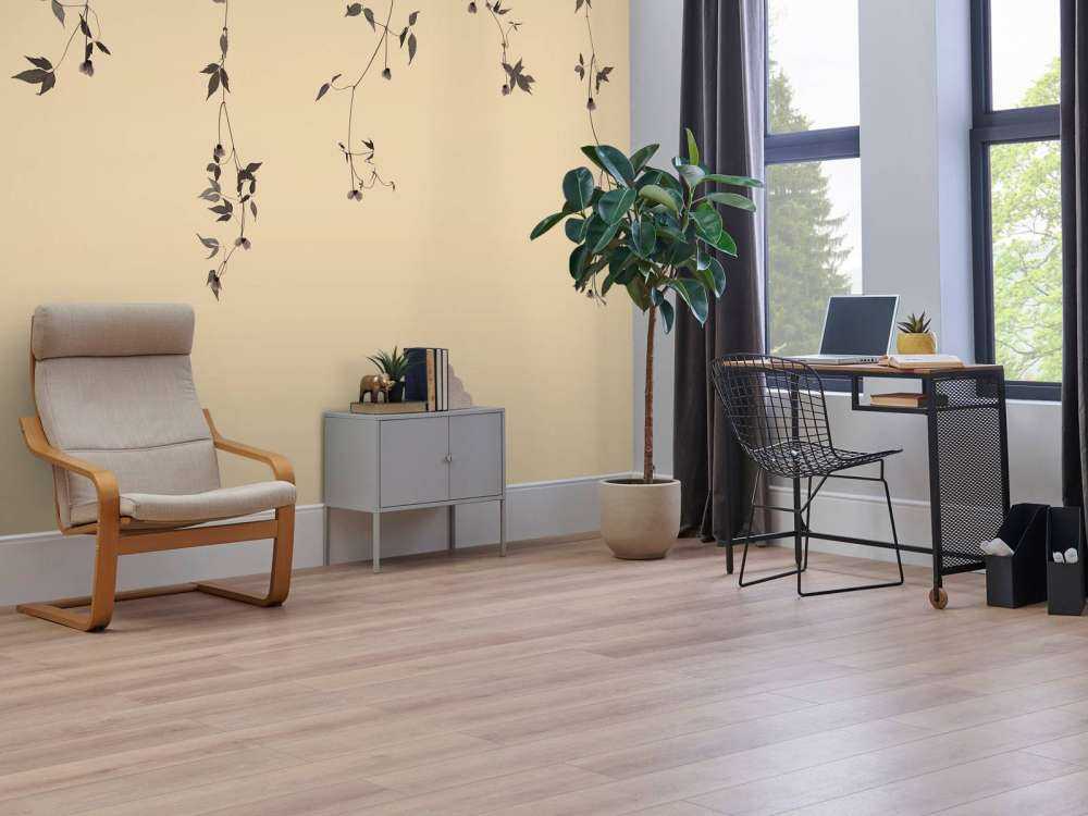 Klematis kvistar på beige