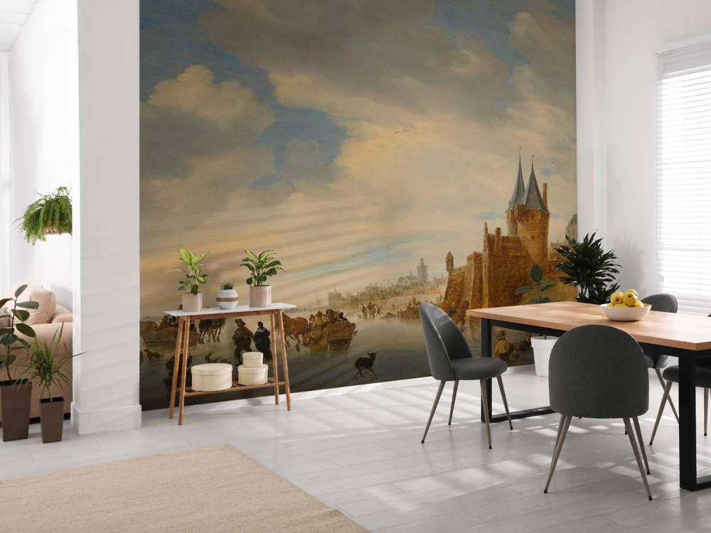 Vinterlandskap nära Arnhem