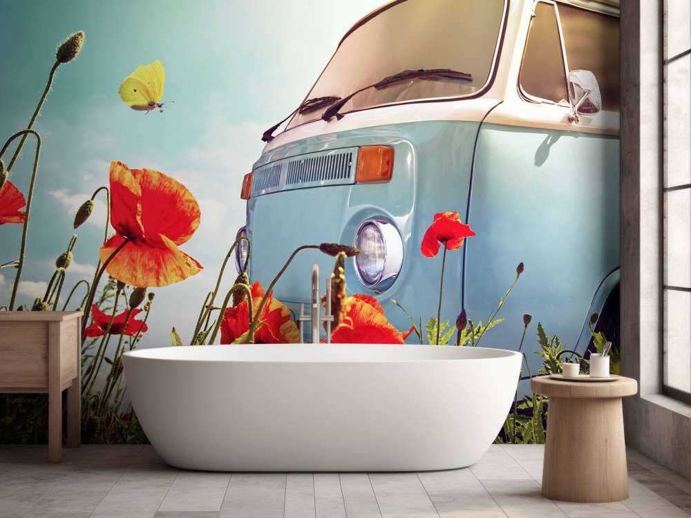 Vintage Volkswagen skåpbil