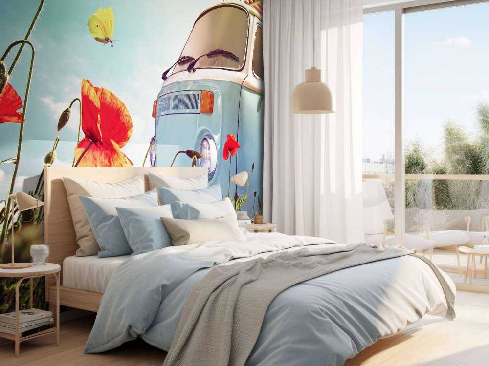 Vintage Volkswagen skåpbil