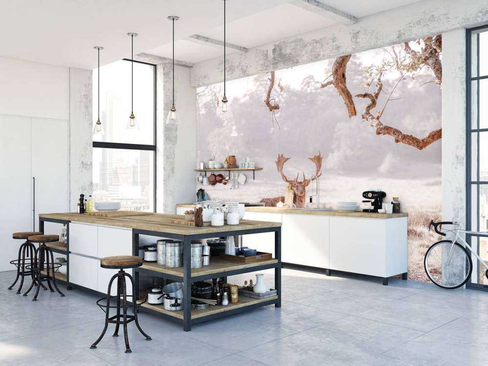 Rådjur på ett fält