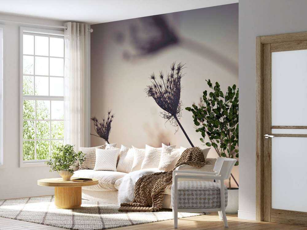 Silhuetter av växter