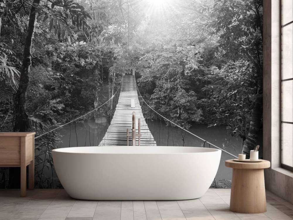 Hängbro svart och vit