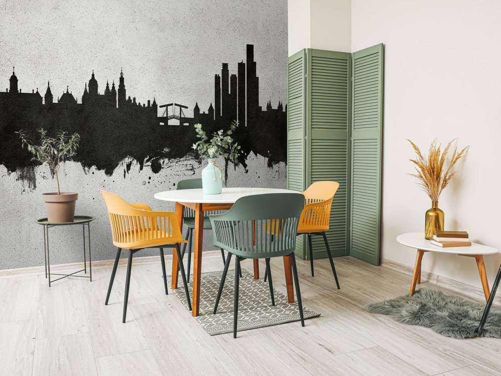 Akvarell silhuett, Amsterdam