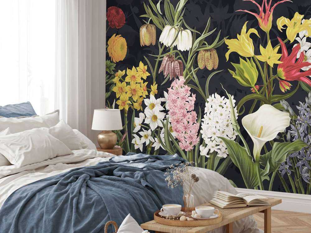 Vårblommor - Silverfrostgrå