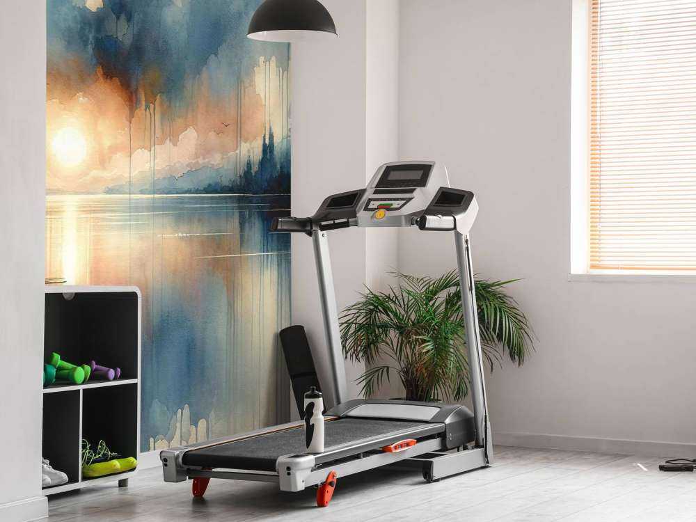 Akvarell Abstrakt Sjö