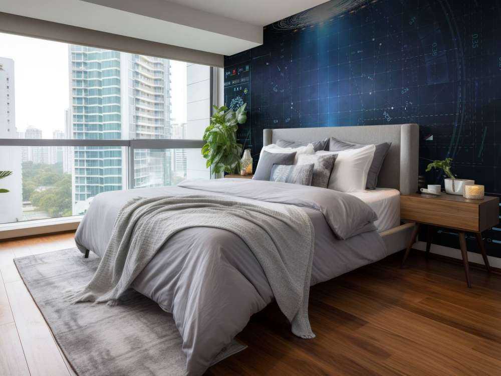 Futuristisk dashbord