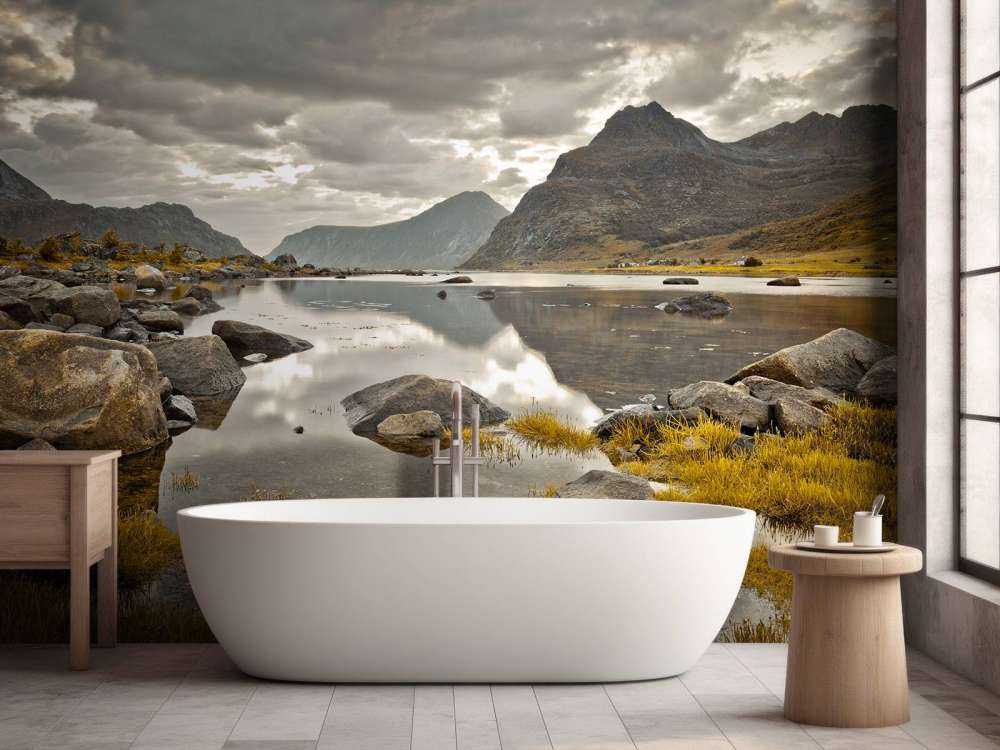 Lofoten under overskyet