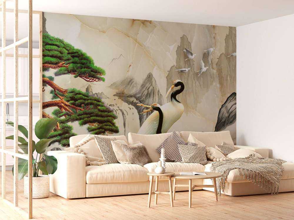 Kraner i en fantasiverden