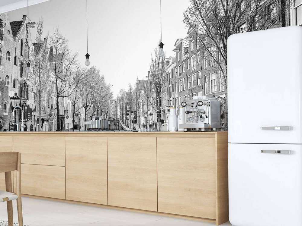 Amsterdam i svart og hvitt