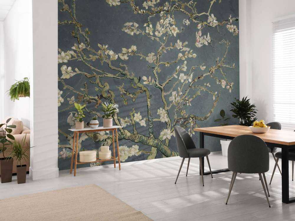 Mandelblomst i blomst