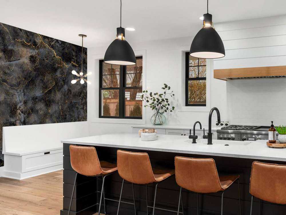 Gylden marmorstruktur