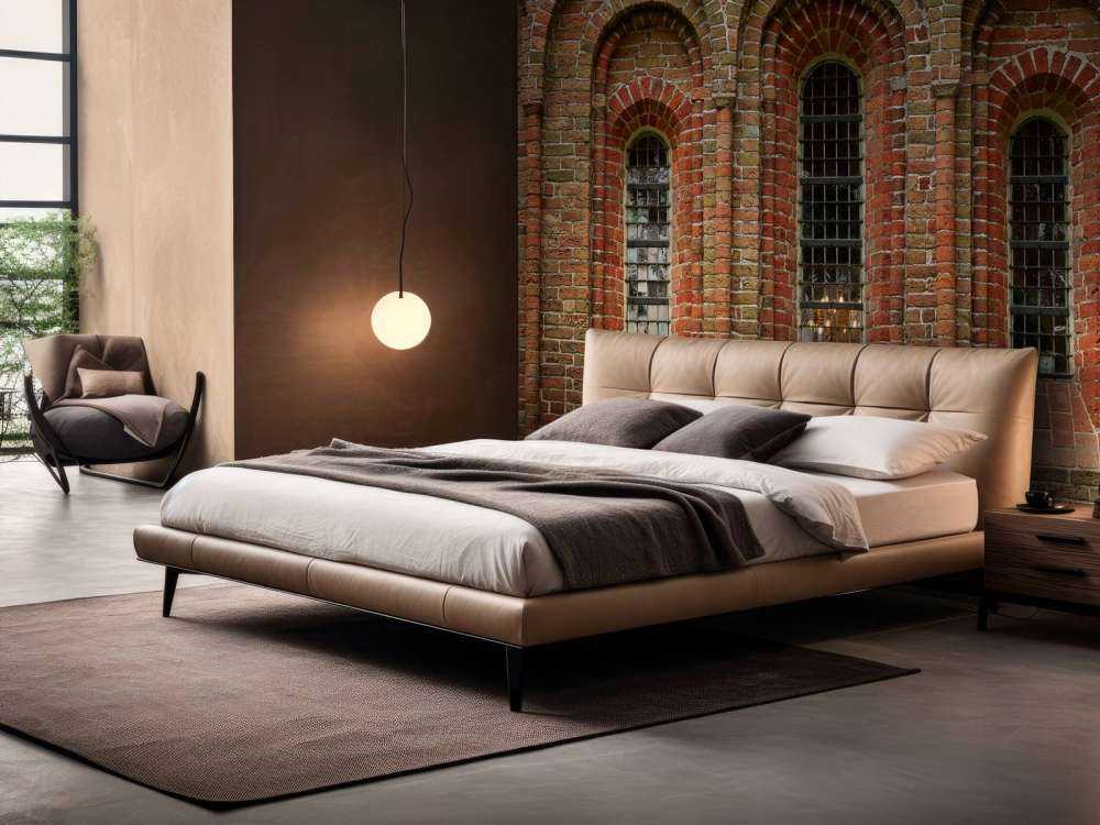 Murvegg med buer og vinduer