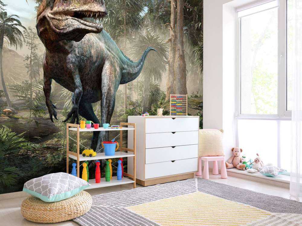 Acrocanthosaurus i skogen