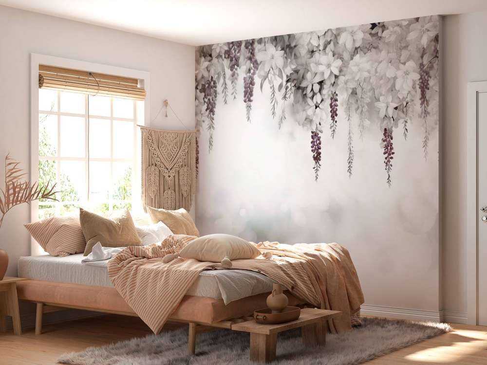 Søt Wisteria Hage Hvit
