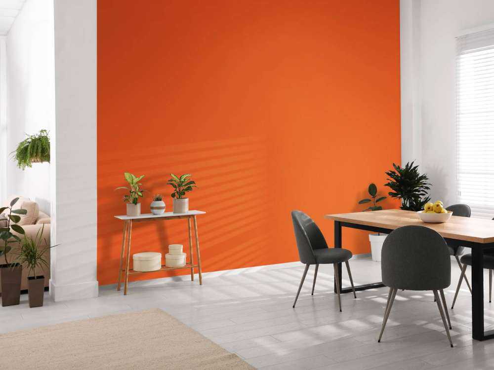 Mørk pastell oransje