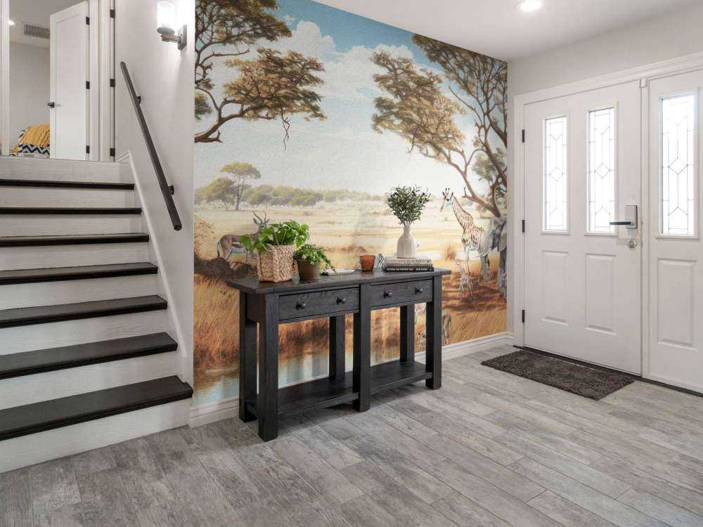 Safarilandskap i farger