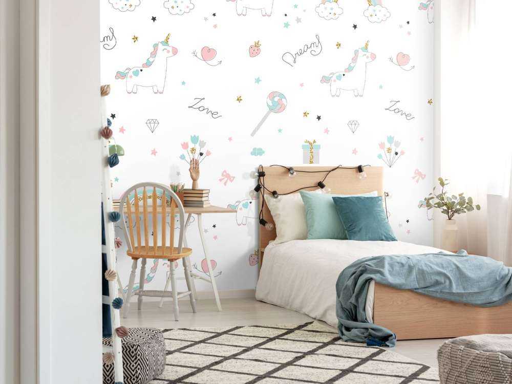 Enhjørninger, regnbuer og glitter