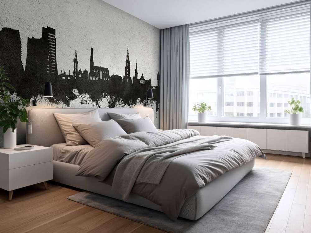 Akvarell silhuett, Groningen