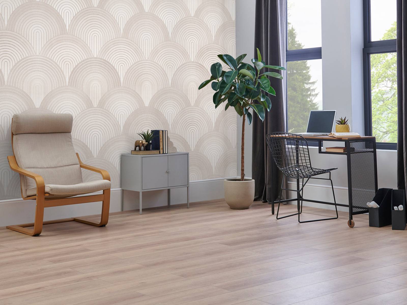 Boho ombre buer - nøytral beige
